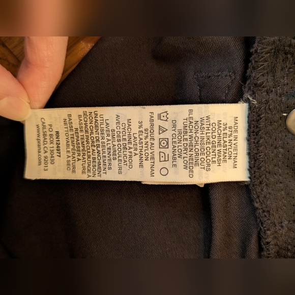 Prana Jet Black Slim Fit Jeans - Picture 4 of 4